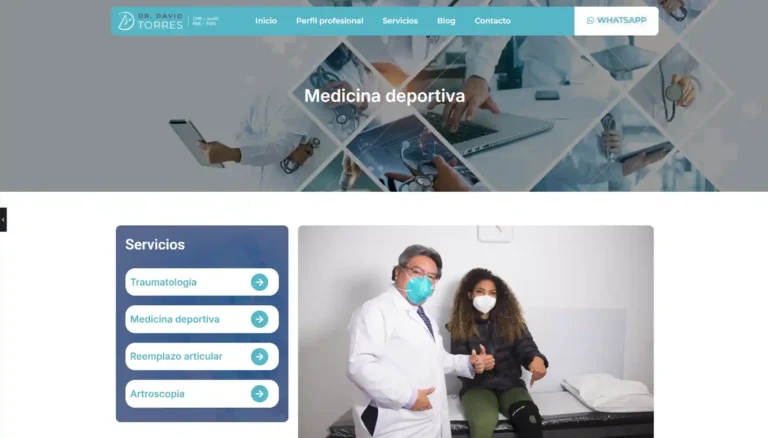 web anterior